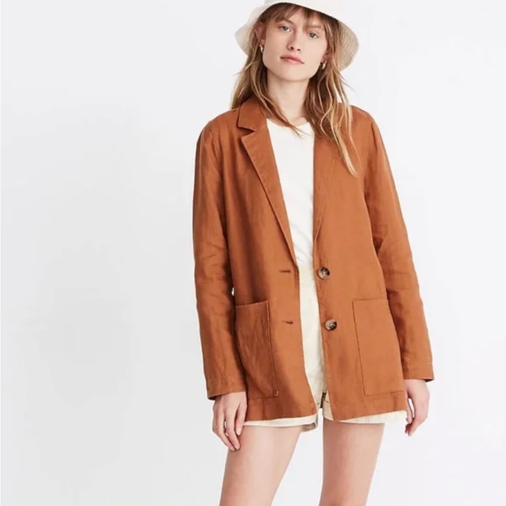 Madewell Linen Dorset Blazer